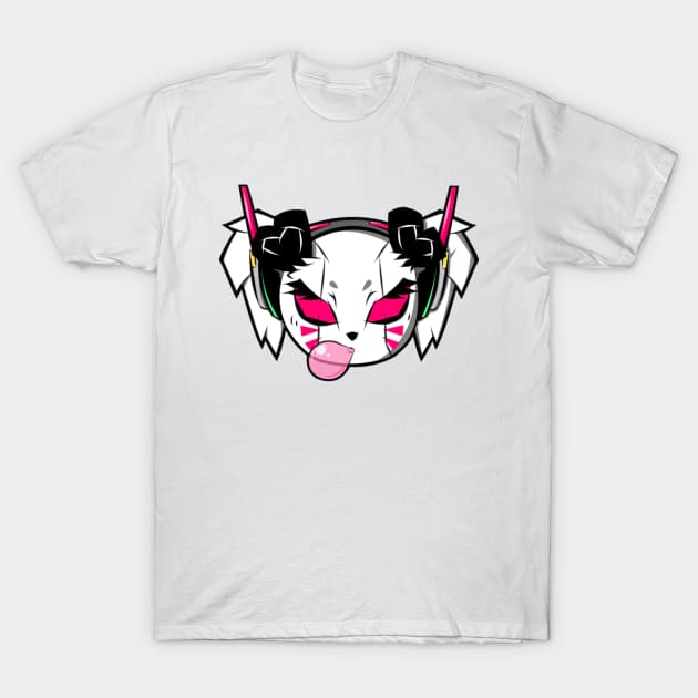 Overwatch D.VA Panda T-Shirt by MsPandAlyssa